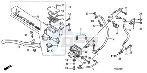 SH300A9 Europe Direct - (ED / ABS) drawing FR. BRAKE MASTER CYLINDER (SH300A/AR)