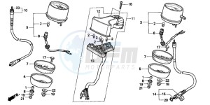 CB250 drawing METER