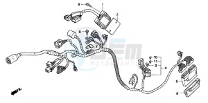 CBR600F drawing WIRE HARNESS