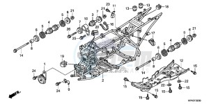 TRX420FMD TRX420 Europe Direct - (ED) drawing FRAME BODY