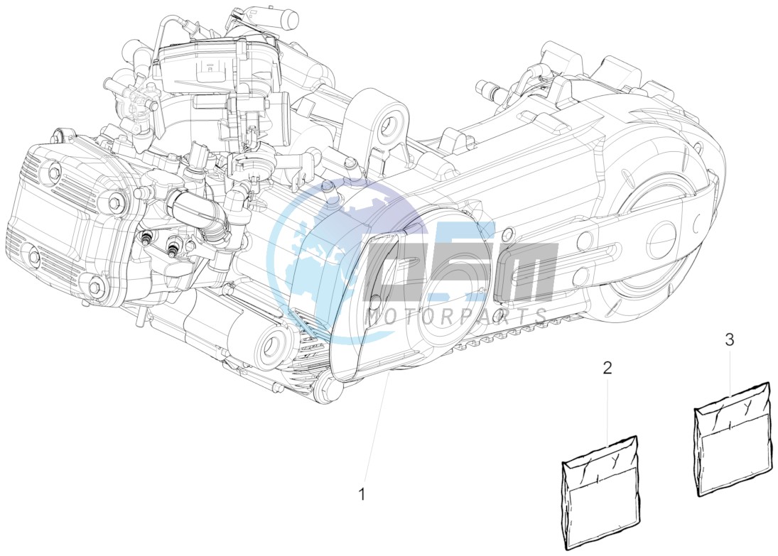 Engine, assembly