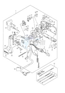 DF 9.9 drawing Remote Control w/Remote Control