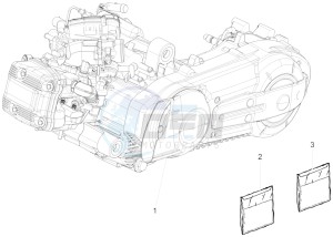 MP3 500 MAXI SPORT-BUSINESS-ADVANCED E4 ABS (EMEA-APAC) drawing Engine, assembly