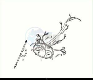 FIDDLE II 50 EFI (AF05W6-EU) (M2) drawing SPEED METER