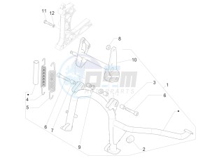 MP3 500 LT Sport-Business NOABS-ABS E4 (EMEA) drawing Stand/s