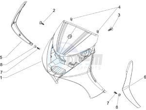 Beverly 250 (USA) USA drawing Front shield