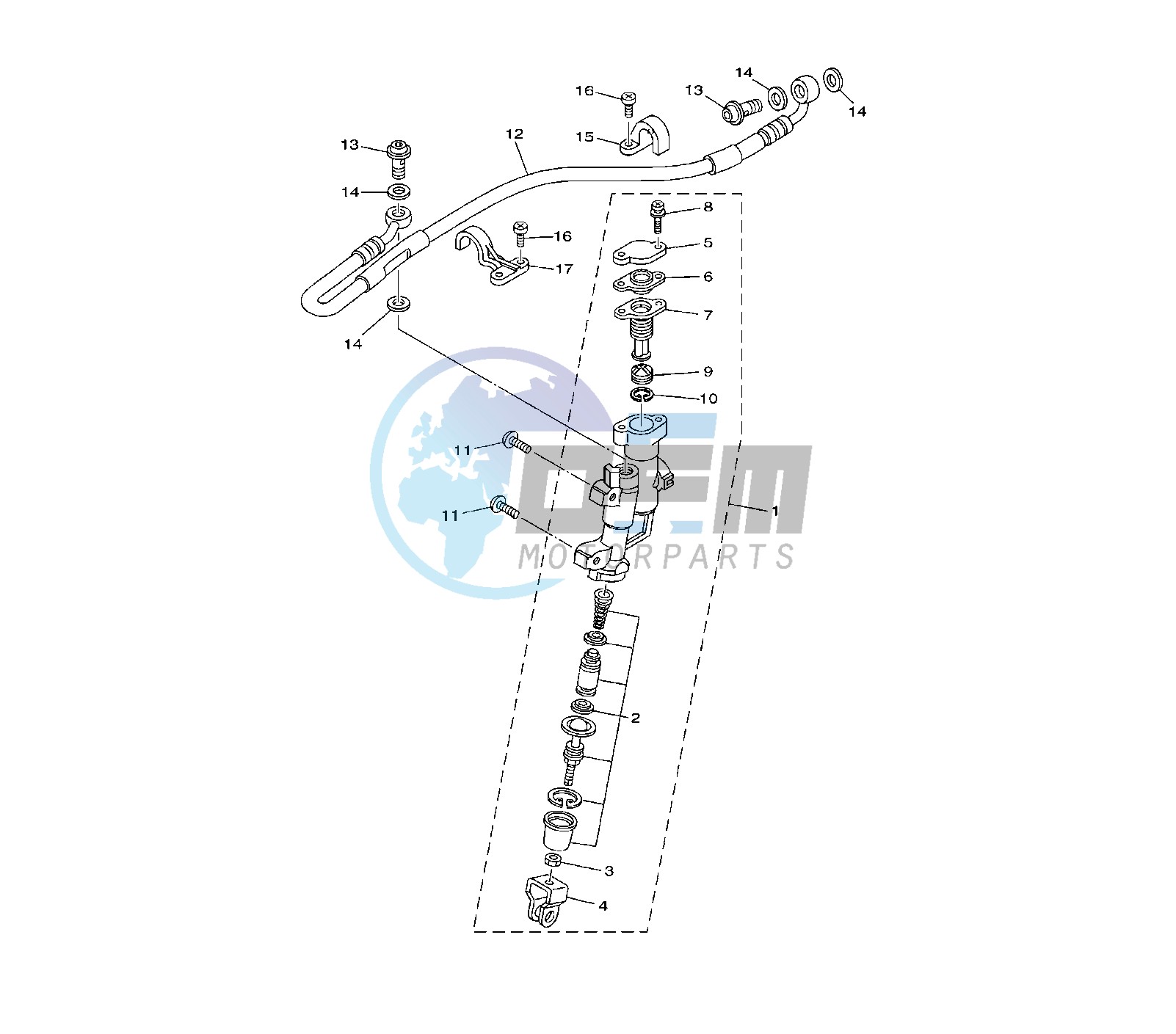 REAR MASTER CYLINDER