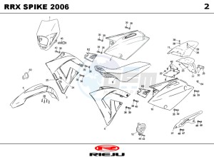 RRX-SPIKE-RED 50 drawing COWLING