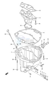 DF 300AP drawing Oil Pan