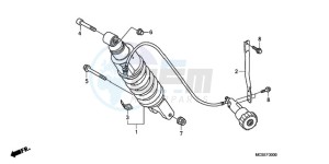 ST13009 France - (F / CMF MME) drawing REAR CUSHION