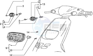 Typhoon 125 X drawing Front light