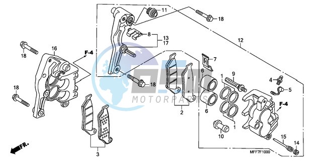 FRONT BRAKE CALIPER