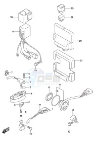 DF 250 drawing PTT Switch/Engine Control Unit