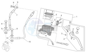 1200 Sport 8V drawing Clutch control complete