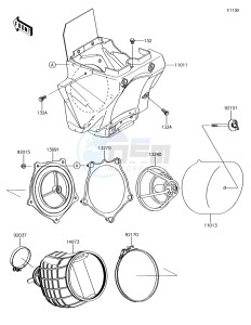 KX85 KX85CGF EU drawing Air Cleaner