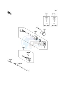 MULE_610_4X4 KAF400ACF EU drawing Ignition Switch