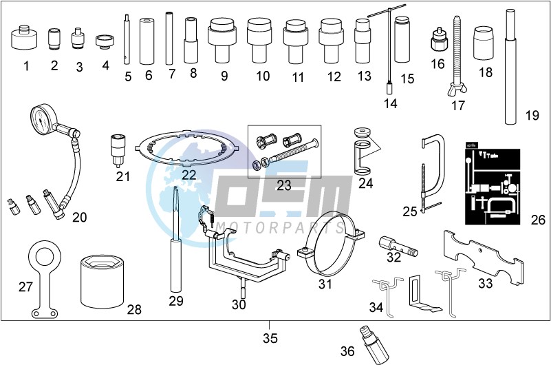 Kit Tool Motor V990