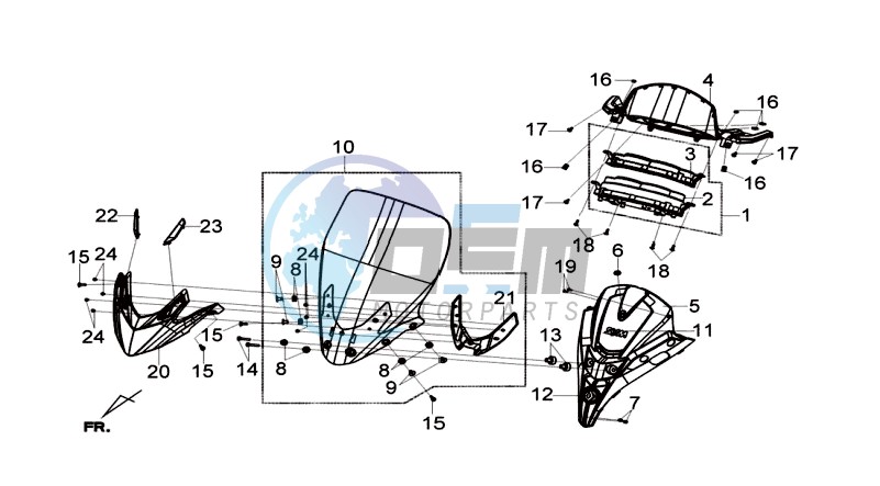 DASHBOARD - WINDSCREEN