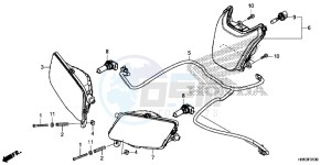 TRX500FM6H Europe Direct - (ED) drawing HEADLIGHT