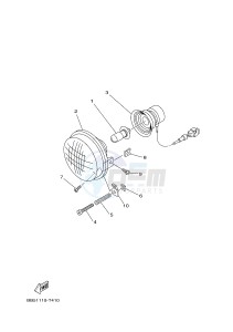 YFM450FWBD YFM45KPXJ KODIAK 450 EPS (BB53) drawing HEADLIGHT