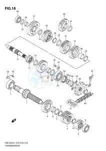 RM-Z250 (E3-E28) drawing TRANSMISSION