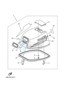 6CMHS drawing TOP-COWLING