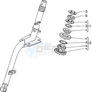 Hexagon 180 GTX drawing Steering bearing ball tracks