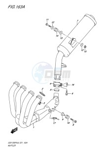 GSX-1250F ABS EU drawing MUFFLER