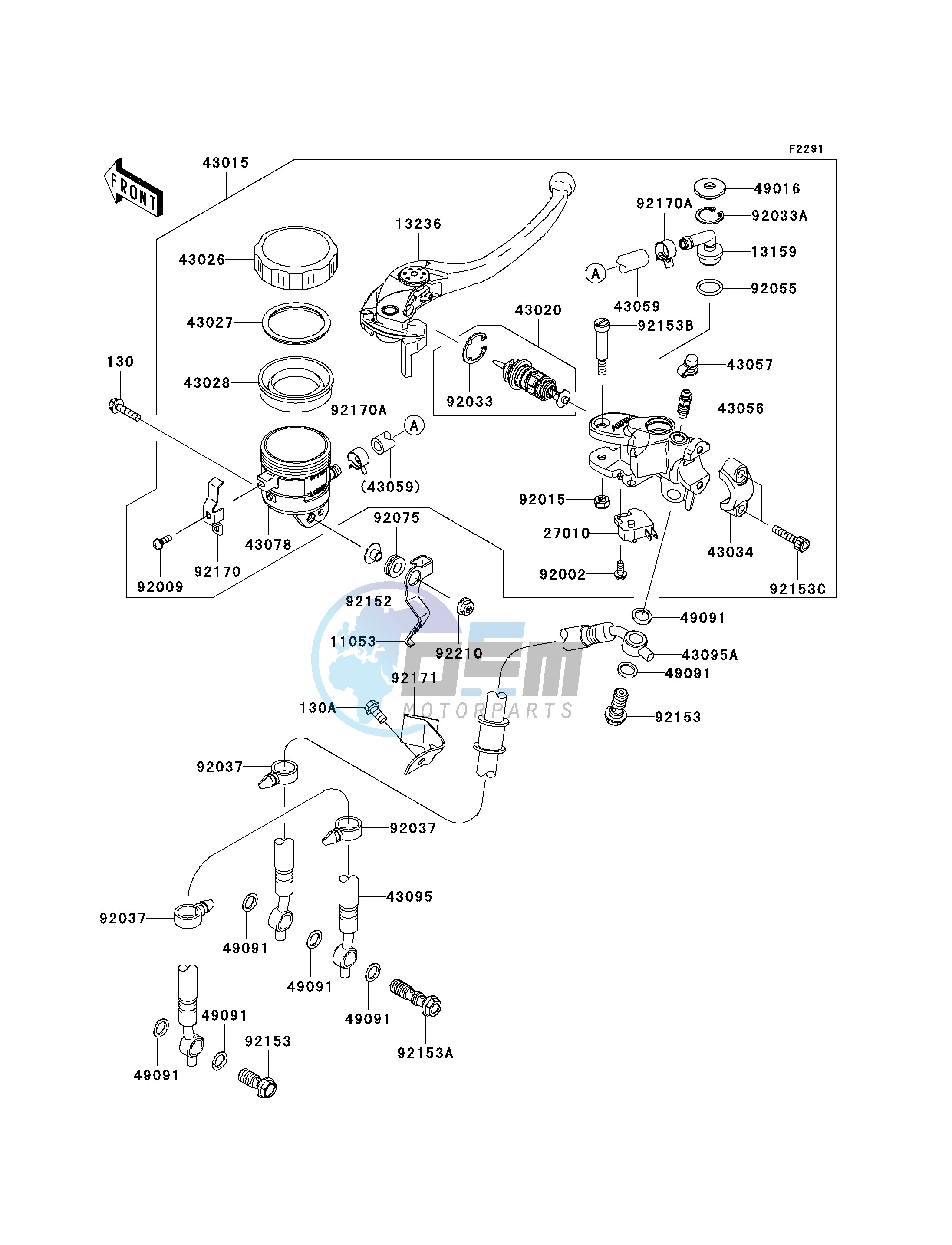 FRONT MASTER CYLINDER