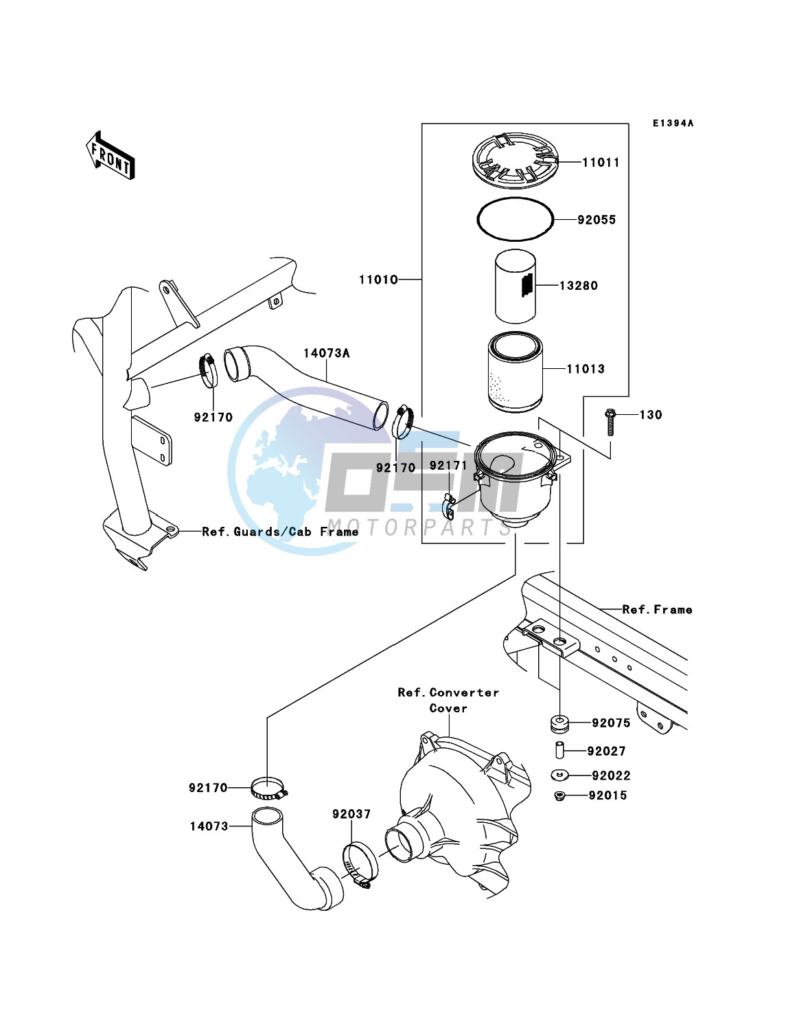 Air Cleaner-Belt Converter