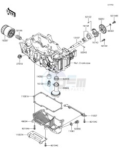 VERSYS-X 300 ABS KLE300CHF XX (EU ME A(FRICA) drawing Oil Pump