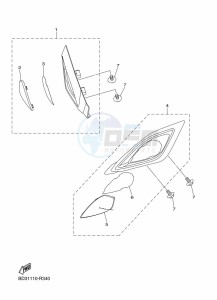 YFM90R (BD3R) drawing HEADLIGHT