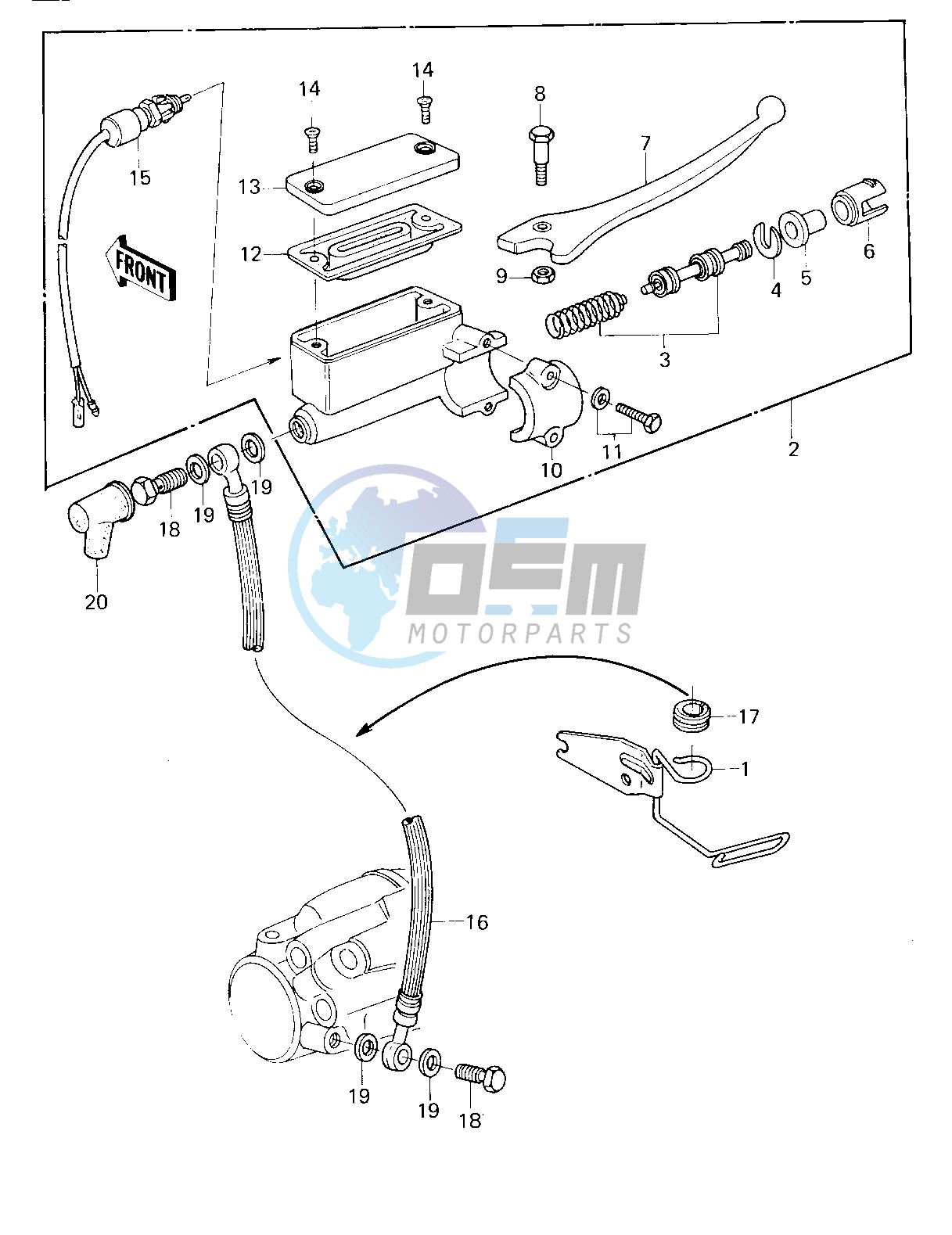 FRONT MASTER CYLINDER