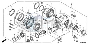 VFR1200XE CrossTourer - VFR1200X 2ED - (2ED) drawing FINAL DRIVEN GEAR