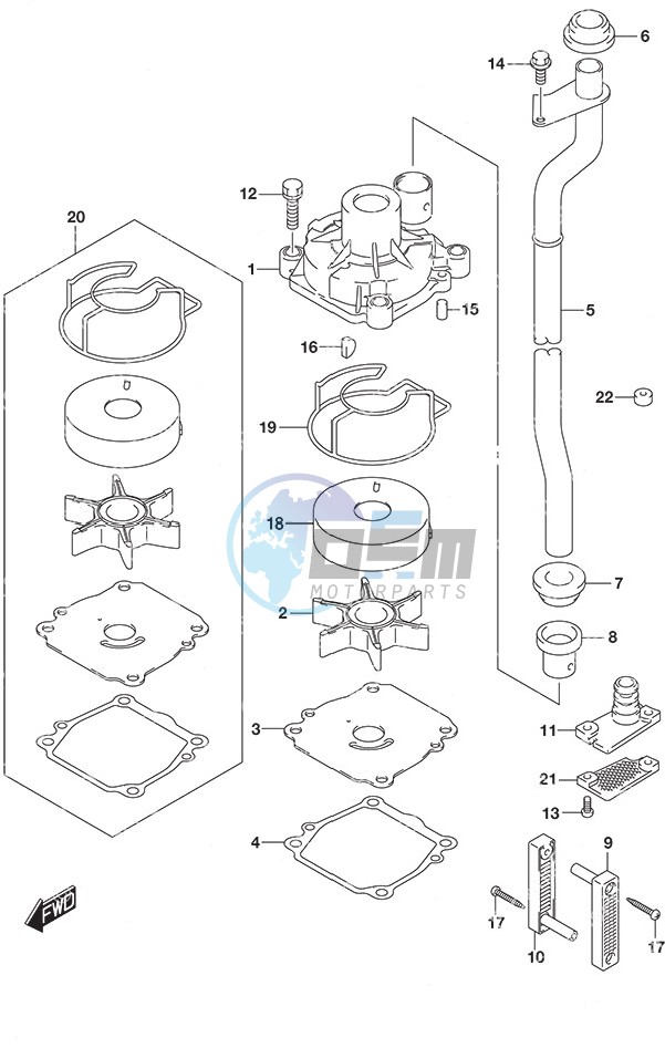 Water Pump High Thrust