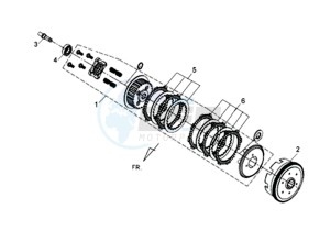 WOLF 125 SBN drawing CLUTCH