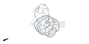 TRX200D FOURTRAX 200 drawing GASKET KIT B