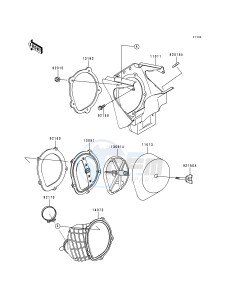 KX 250 K [KX250] (K2) [KX250] drawing AIR CLEANER