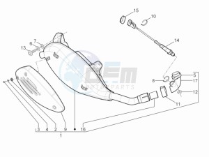 GTV 250 ie UK drawing Silencer