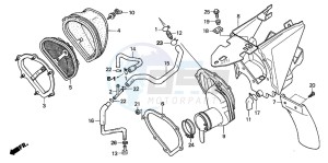 CRF250R drawing AIR CLEANER (CRF250R4/5)