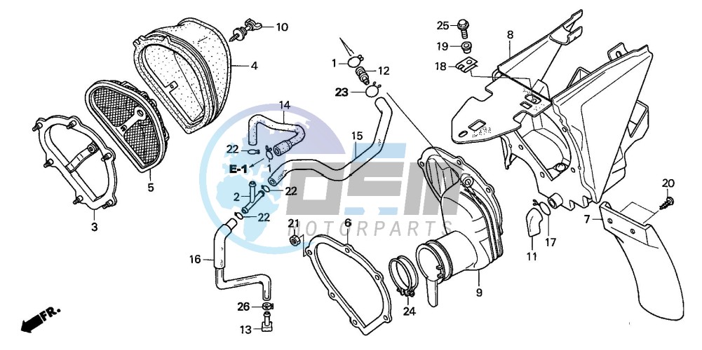 AIR CLEANER (CRF250R4/5)