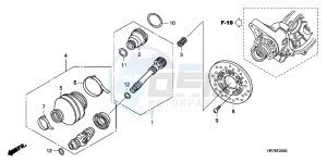 TRX420FAC drawing PROPELLER SHAFT