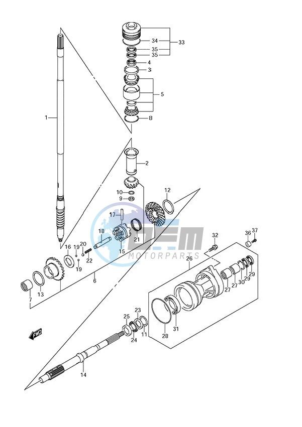 Transmission (DF 250S)