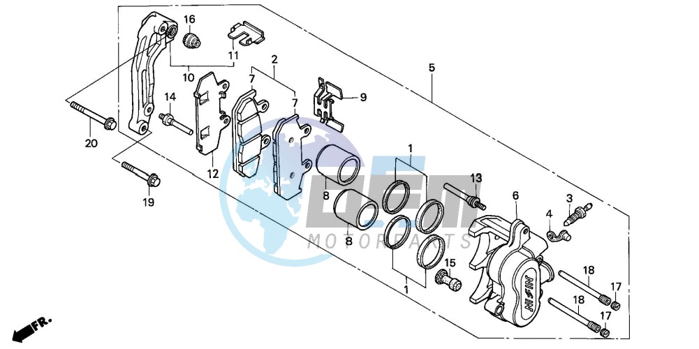 FRONT BRAKE CALIPER