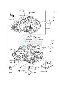 Z900 ABS ZR900BHF XX (EU ME A(FRICA) drawing Crankcase