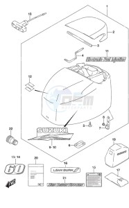 DF 60A drawing Engine Cover High Thrust