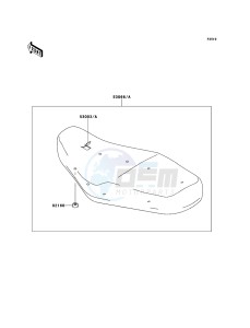 W800 EJ800ADF GB XX (EU ME A(FRICA) drawing Seat