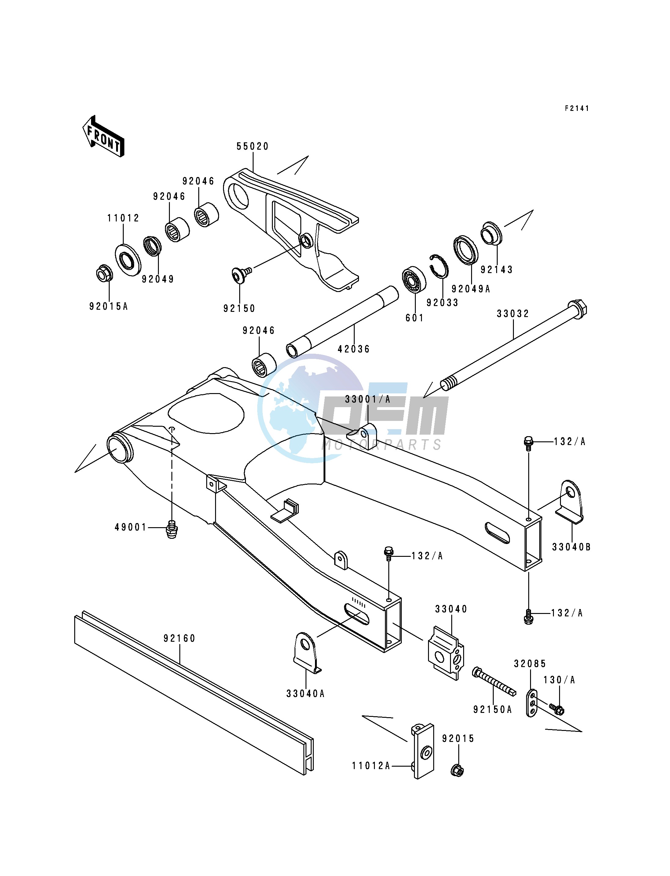 SWINGARM-- ZX600-E1_E2- -