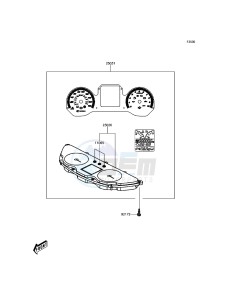 J125 ABS SC125CHFA XX (EU ME A(FRICA) drawing Meter(s)