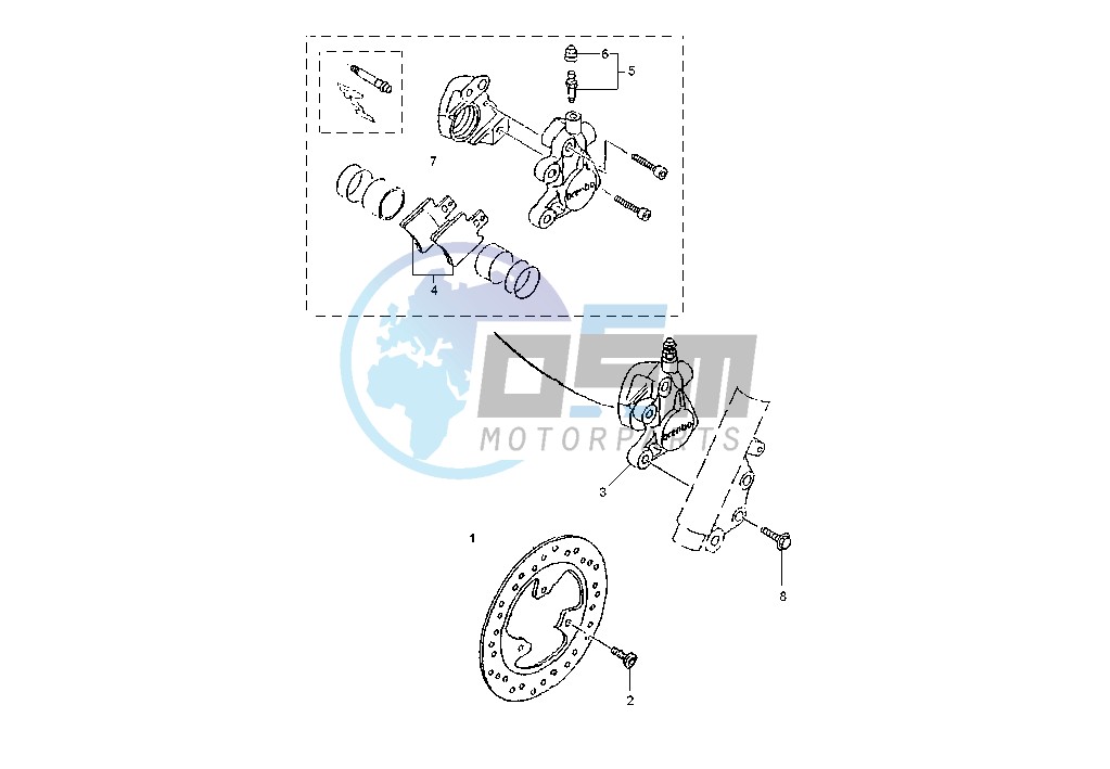 FRONT BRAKE CALIPER